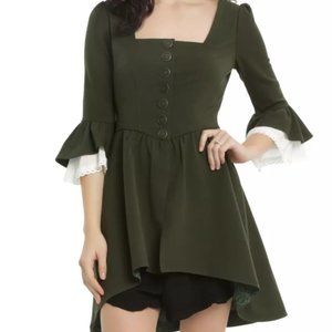 ISO Outlander Ruffled Peplum Jacket (Size Medium or Large)